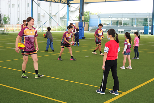 タッチラグビー体験会